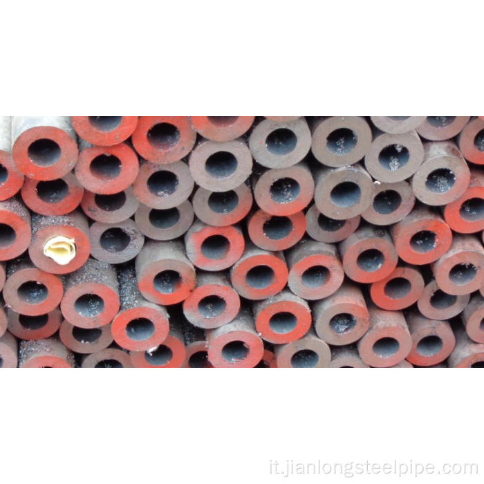 Q235/Q345/Q195/BS1387 Tubo/tubo in acciaio a carbonio senza soluzione di continuità